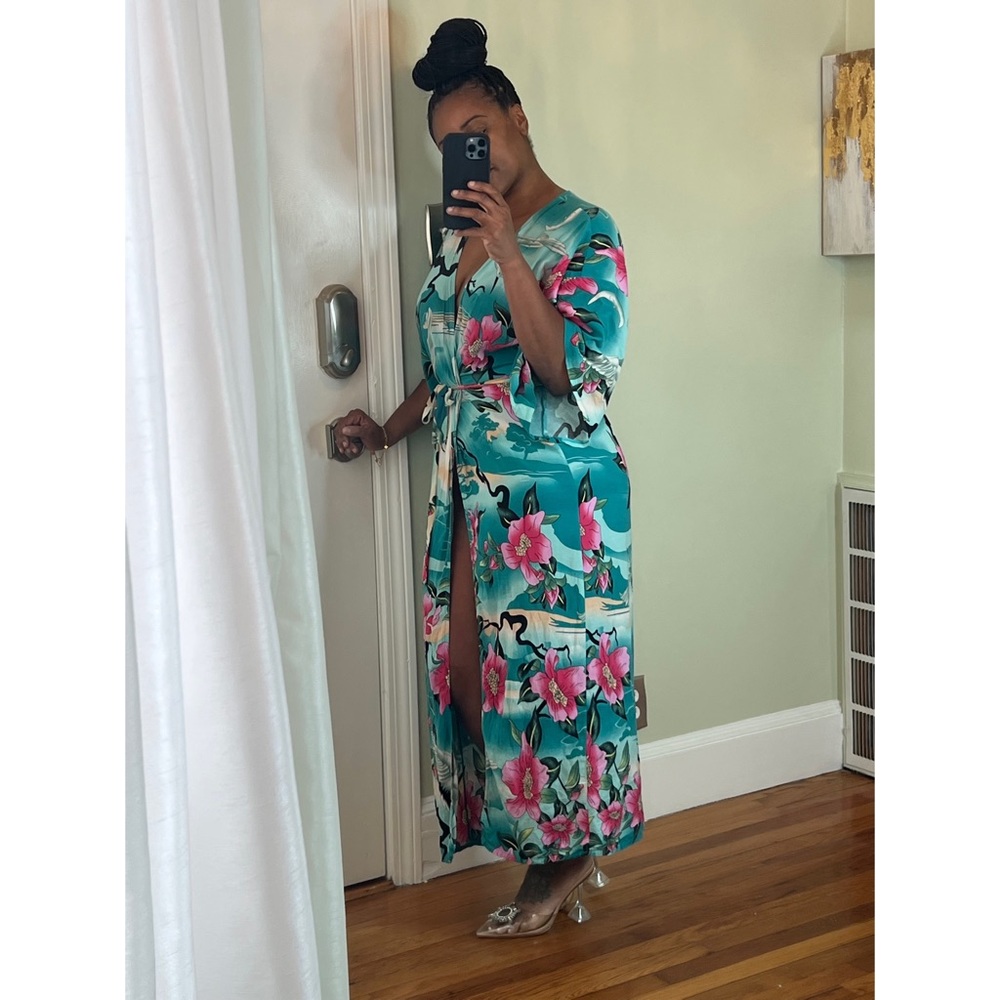 🌹MALDIVES - Flower Garden Cardigan in Mint - Picture 5 of 9